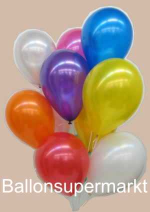 Luftballons-Metallicfarben-Luftballontraube-aus-Metallik-Latex-Luftballons