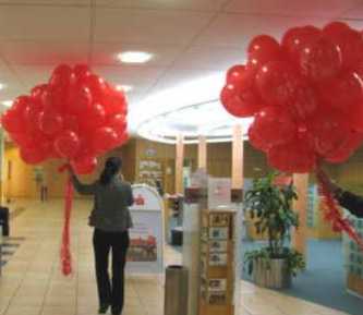 Luftballons-Ballontrauben-Verteilaktion-Ballonsupermarkt