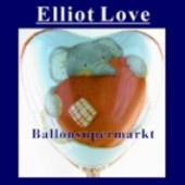 Luftballon Elliot Buttons Love, Folienballon mit Ballongas (FHGE 1313602)