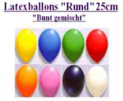 Luftballons in 25 cm