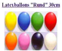 Latexballons 30cm - Luftballons 30cm