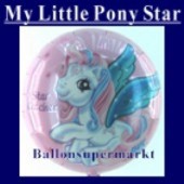 Luftballon Little Pony Star II, Folienballon mit Ballongas (FHGE75)