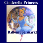 Luftballon Prinzessin Cinderella, Disney, Folienballon mit Ballongas (FHGE-Disney-Prinzessin-Cinderella-Luftballon-09587)