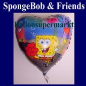 Luftballon SpongeBob, Schwammkopf, Folienballon mit Ballongas (FHGE SpongeBob-Ballon-37833)