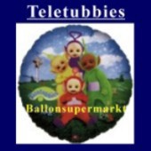 Luftballon Tele Tubbies Rund, Folienballon mit Ballongas (FHGE59)