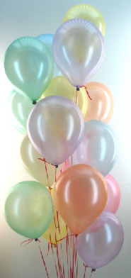 Luftballons Perlmutt