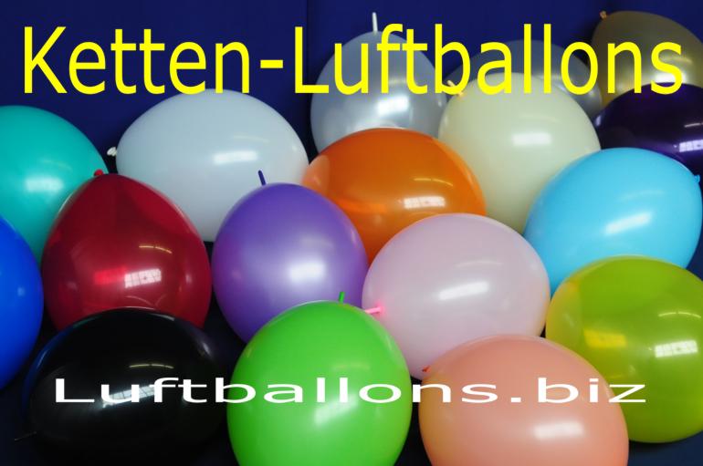 Kettenballons, Girlanden-Luftballons