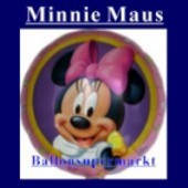 Luftballon Minnie Mouse, Folienballon mit Ballongas (FHGE202)