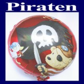 Luftballon: Piraten, Folienballon mit Ballongas (FHGE-Piraten-Luftballon-665797)